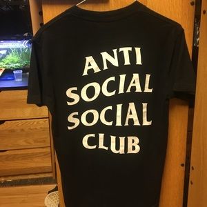 Anti social social club tee